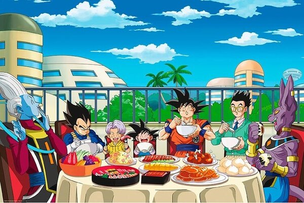 Posters, Stampe Dragon Ball Super - Feast