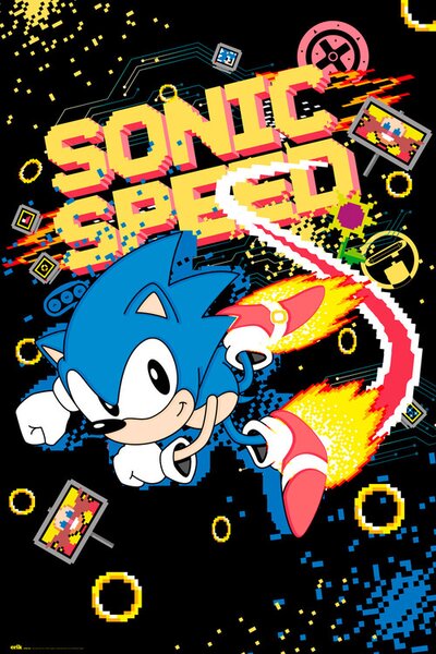 Posters, Stampe Sonic the Hedgehog - Speed
