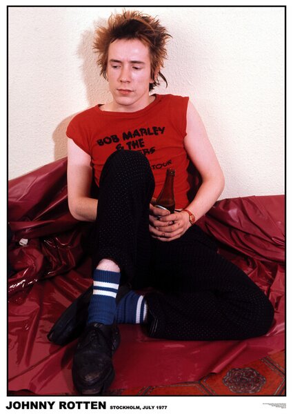 Posters, Stampe Johnny Rotten - Stockholm 1977, (59.4 x 84.1 cm)