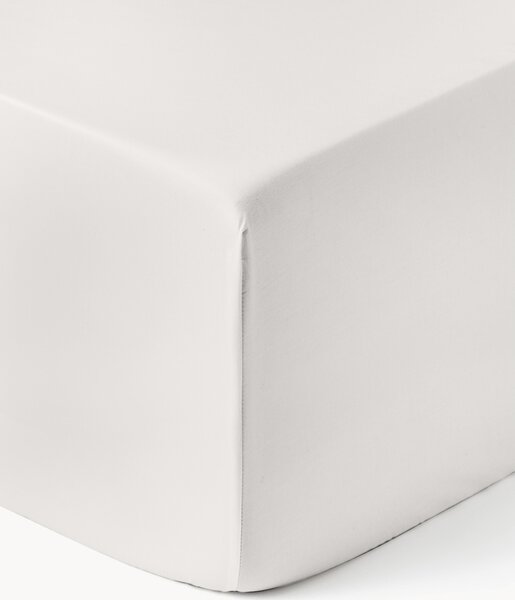 Lenzuolo con angoli boxspring in raso di cotone Premium