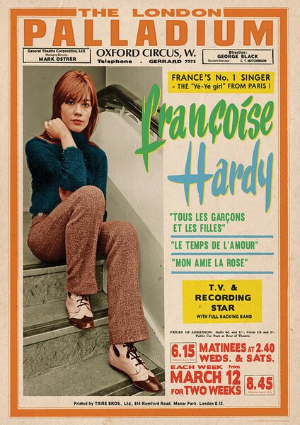 Posters, Stampe Francoise Hardy - Live at London