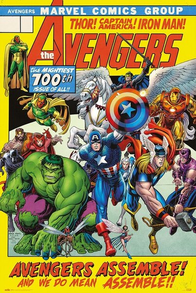 Posters, Stampe Avengers - 100th Issue, (61 x 91.5 cm)