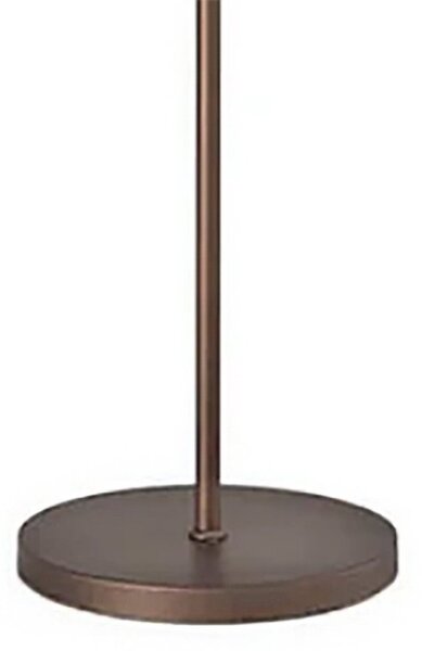 Piantana classica perenz crane 8476 mm e27 led metallo paralume tessuto marrone - Perenz