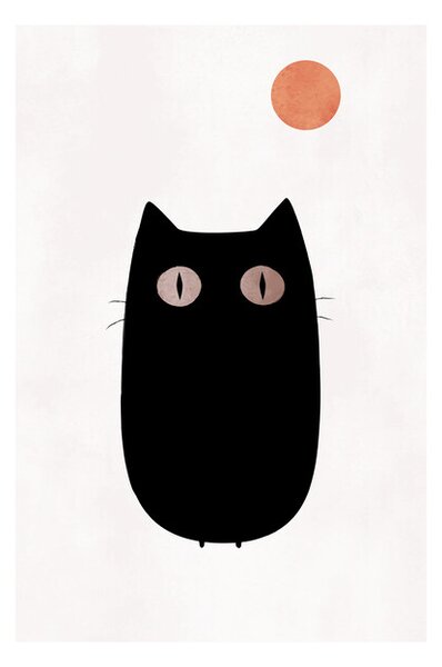 Posters, Stampe Kubistika - The cat
