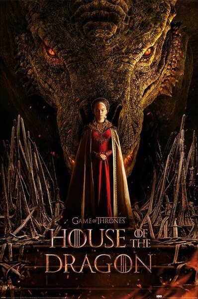 Posters, Stampe House of the Dragon - Dragon Throne, (61 x 91.5 cm)