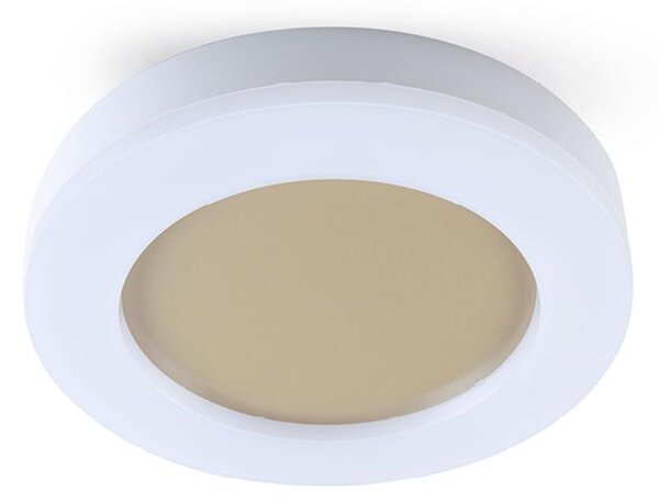 OBLO' PLAFONIERA DA ESTERNO D32 CM IP65 BIANCA LED 24W LUCE CCT 3000K-4000K-6500K MODERNA DI SOVIL
