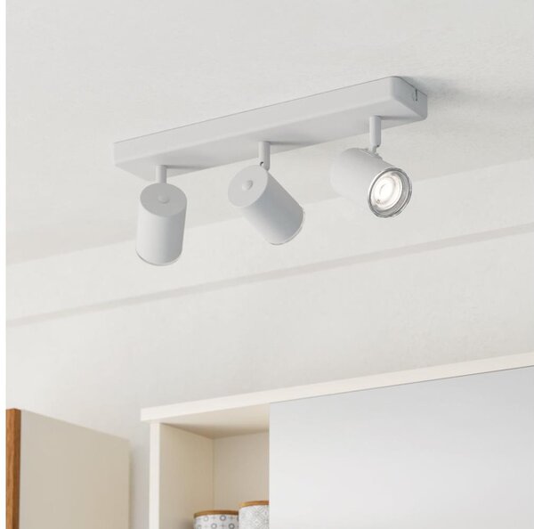 Eglo 901963 - Faretto da bagno CONSUMA 3xGU10/5W/230V IP44 bianco