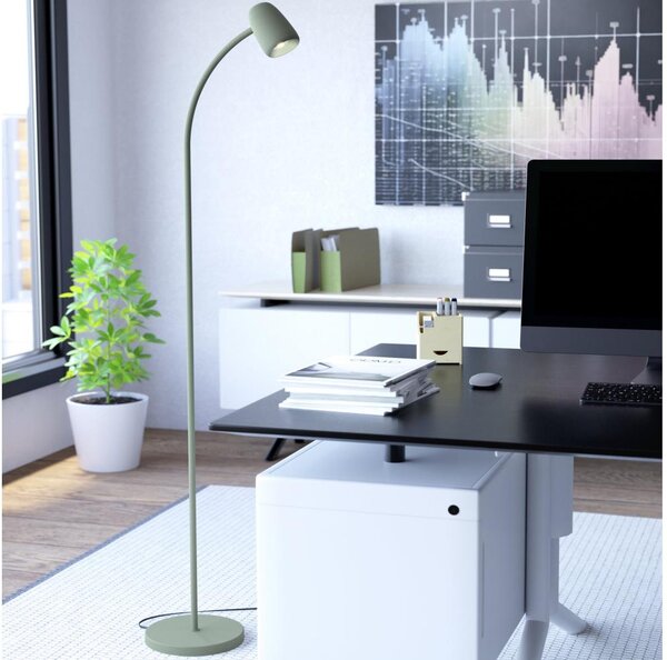 Eglo 902173 - Lampada da terra CARLO 1xE14/18W/230V verde