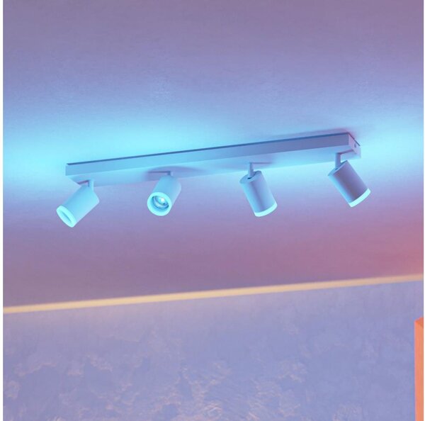 Eglo 901944 - Faretto LED RGBW dimmerabile MELITELLO-Z 4xLED/3,7W/230V bianco