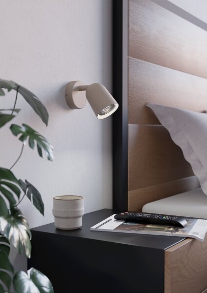 Eglo 902343 - Applique da parete orientabile CAMALDOLI 1xGU10/5W/230V beige