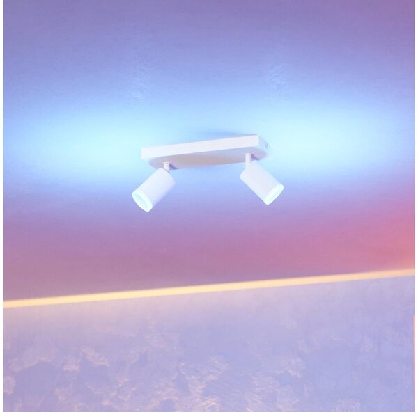 Eglo 901943 - Faretto LED RGBW dimmerabile MELITELLO-Z 2xLED/3,7W/230V bianco