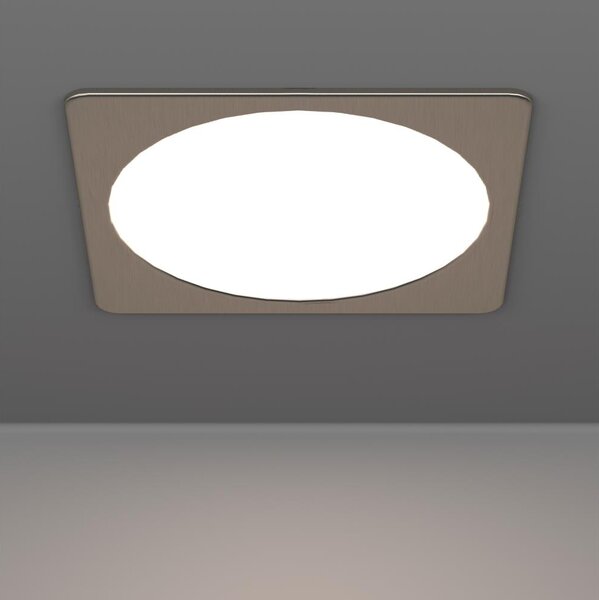 Eglo 901411 - Faretto da incasso LED FUEVA, 18,5W, 230V, 21,6x21,6 cm, cromato