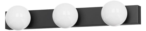 Brilagi - Illuminazione LED per specchio da bagno HOLLYWOOD 3xLED/3W/230V IP44 nero