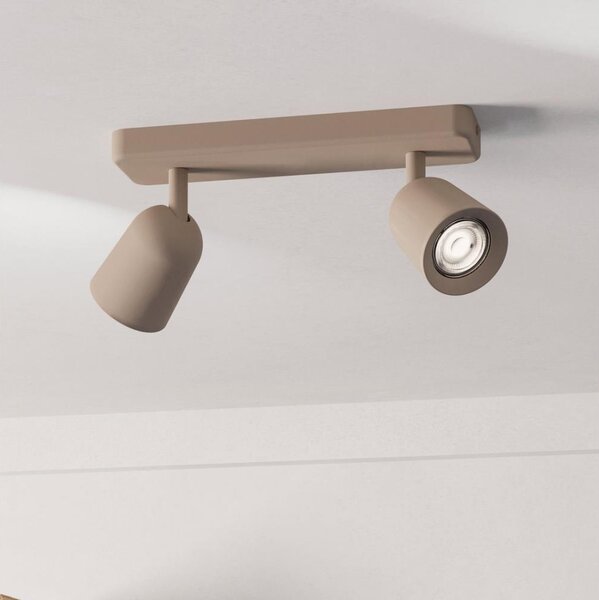 Eglo 902344 - Faretto CAMALDOLI 2xGU10/10W/230V beige