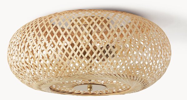 Plafoniera di design in bambù naturale Evelyn