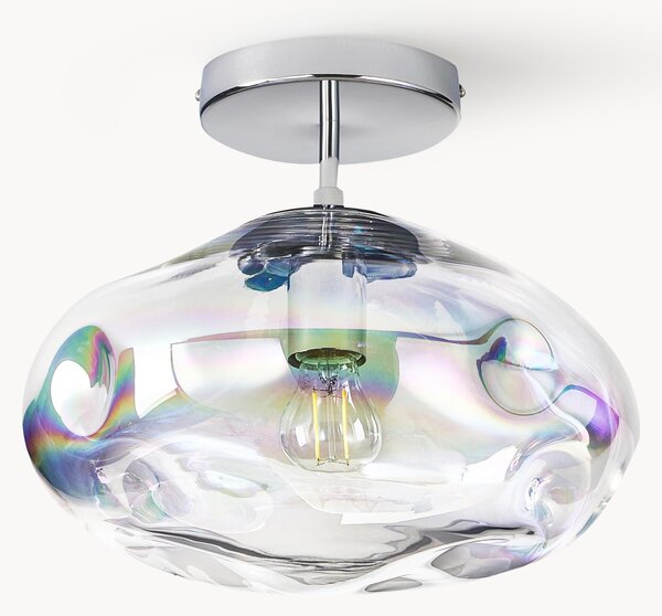 Lampada da soffitto in vetro iridescente Amora