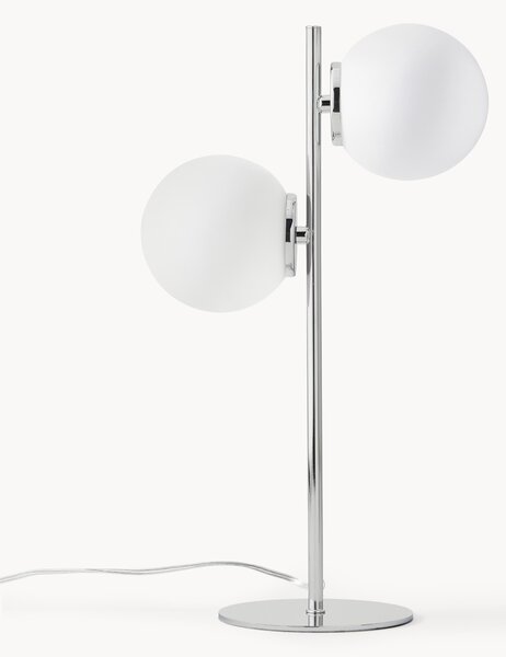 Lampada da tavolo in vetro opale Atlanta