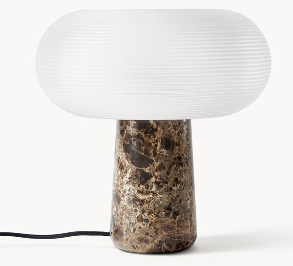 Lampada da tavolo con base in marmo Mariella