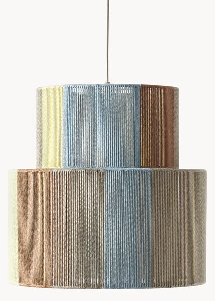 Lampada a sospensione con fili di lino Lace