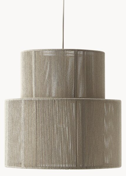 Lampada a sospensione con fili di lino Lace