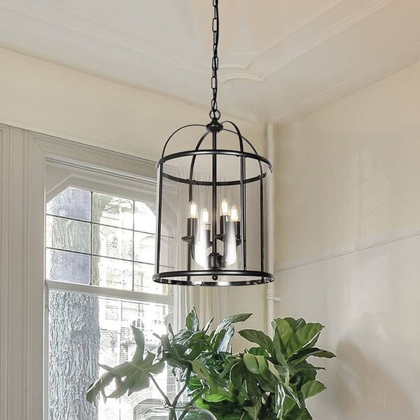 Steinhauer Lampada a sospensione Pimpernel, dimmerabile, Nero, Corridoio, Metallo, Antico, Lampada a sospensione