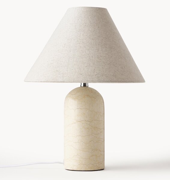 Lampada da tavolo con base in marmo Gia