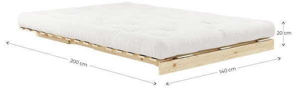 Divano verde allungabile con rivestimento in velluto a coste 140 cm Roots – Karup