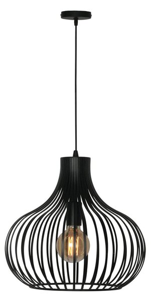 Freelight Lampada a sospensione Aglio, Ø 38 cm, nero, metallo