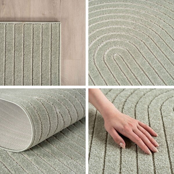 Tappeto da interno/esterno verde 140x200 cm Nova 1201 – Ayyildiz Carpets