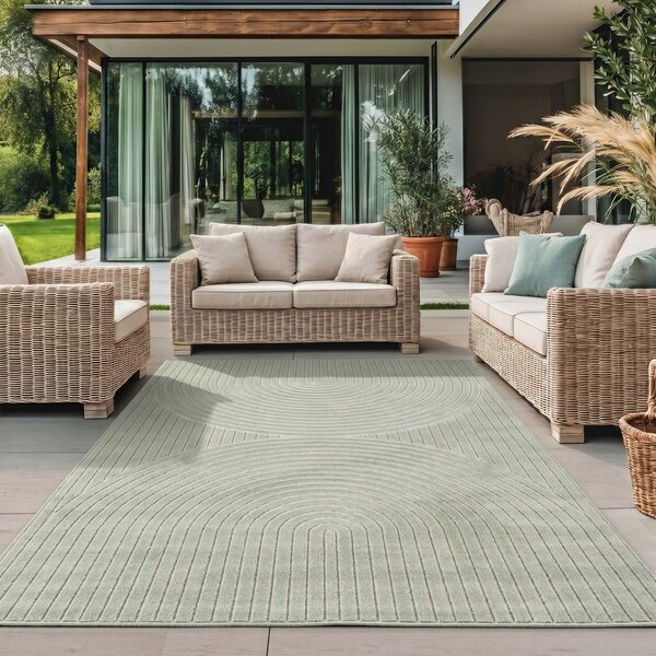 Tappeto da interno/esterno verde 140x200 cm Nova 1201 – Ayyildiz Carpets