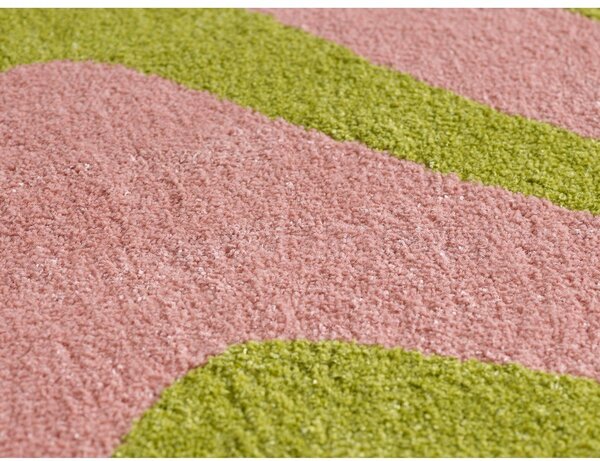 Tappeto verde/rosa 160x230 cm Aurora – ESTE
