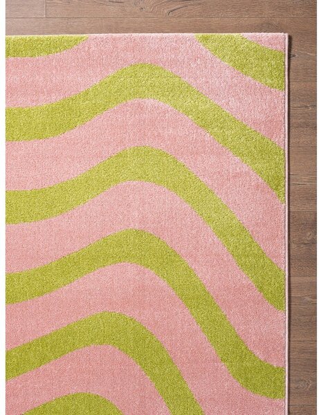 Tappeto verde/rosa 160x230 cm Aurora – ESTE