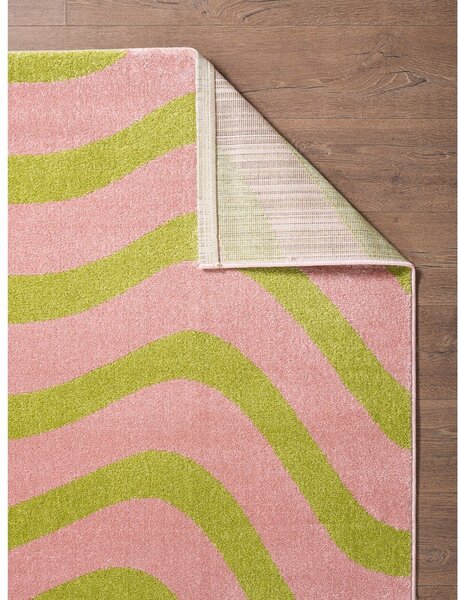 Tappeto verde/rosa 160x230 cm Aurora – ESTE
