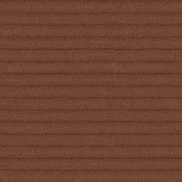 Divano angolare color terracotta (con penisola a destra/con chaise lounge) con rivestimento in velluto a coste Campi – Cosmopolitan Design