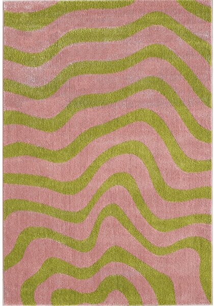 Tappeto verde/rosa 160x230 cm Aurora – ESTE