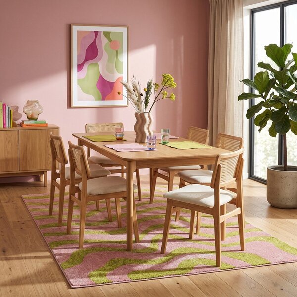Tappeto verde/rosa 160x230 cm Aurora – ESTE