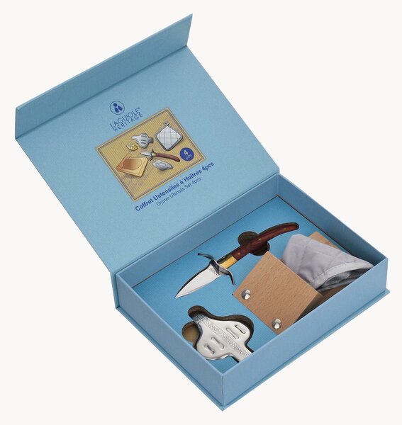 Set di posate per ostriche Cassandra 4 pz