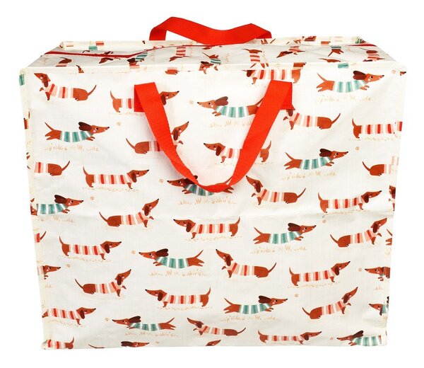 Organizer per vestiti in plastica riciclata 28x58x48 cm Sausage Dog – Rex London