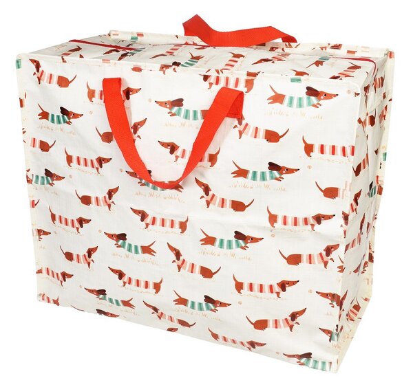 Organizer per vestiti in plastica riciclata 28x58x48 cm Sausage Dog – Rex London