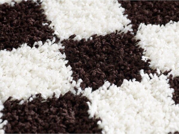 Tappeto marrone/color crema 160x230 cm Grida – ESTE