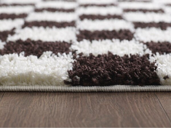 Tappeto marrone/color crema 160x230 cm Grida – ESTE