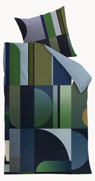 Set copripiumino in raso di cotone Utopia