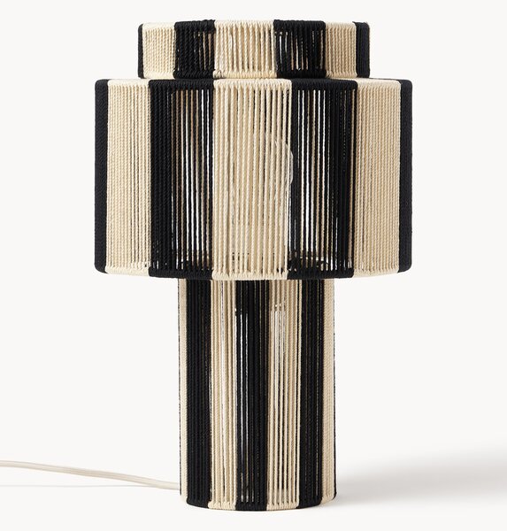 Lampada da tavolo con fili di lino Lace