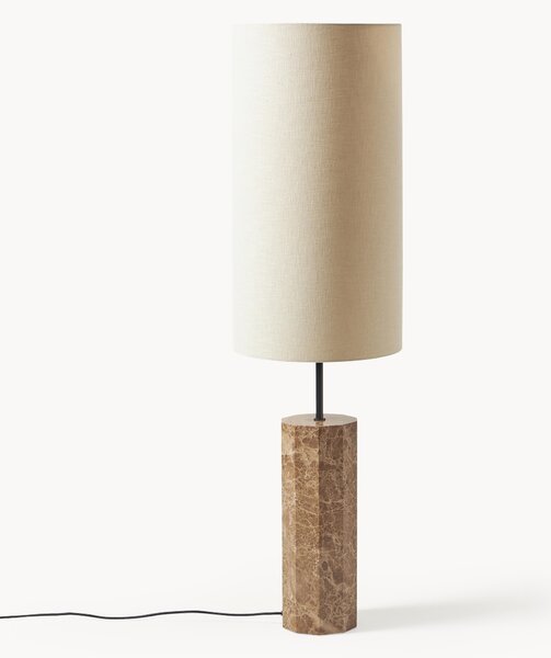 Lampada da terra con base in marmo Elanor