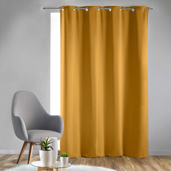 Tenda oscurante giallo ocra 135x240 cm Occult – douceur d'intérieur