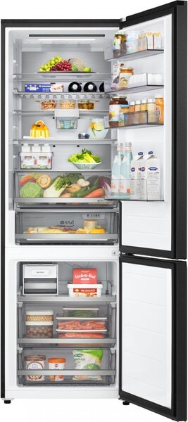 Lg Frigorifero Combinato 465 Litri Classe D No Frost colore Black Steel Fit & Max - GBBW726DEV.AEVQEUR