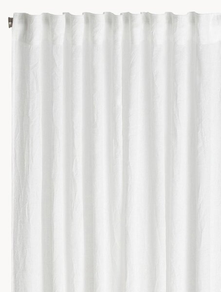 Set di 2 tende semitrasparenti con multibanda Mina, larg. 140 cm
