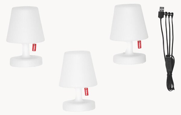 Set di 3 lampade da tavolo portatili da esterno con luce regolabile Edison the Mini
