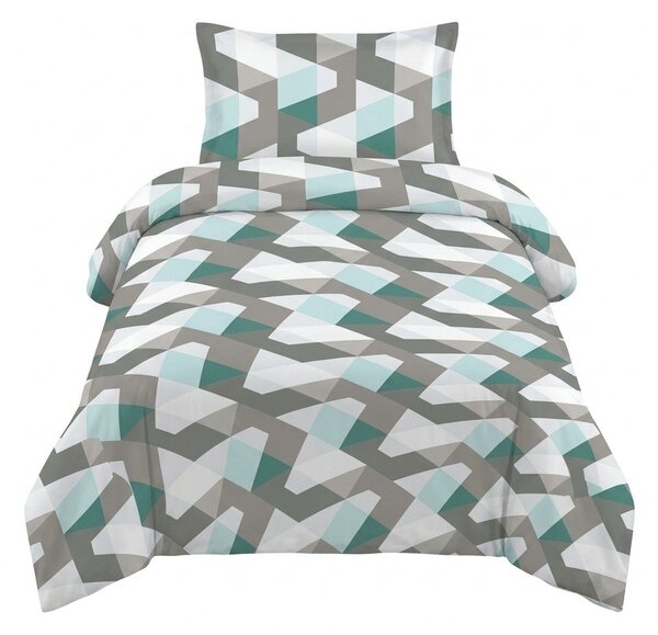 Set copripiumino e federa in cotone per letto singolo 140x200 cm Leopold – Cotton House