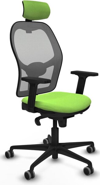 Sedia da ufficio con poggiatesta Piqueras y Crespo 2D036G2 Colore Pistacchio